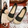 Женские лоферы 2025 Весна Лето Новая Носка Удобная Обувь на Плоской Подошве Слипоны Винтажные Дышащие Сетчатые Перфорированные Повседневные Туфли