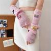 Knitted Arm Sleeves Fingerless Mittens Elastic Wrist Sleeves For Daily Wear and Outdoor Activities Girls Gift Stylish