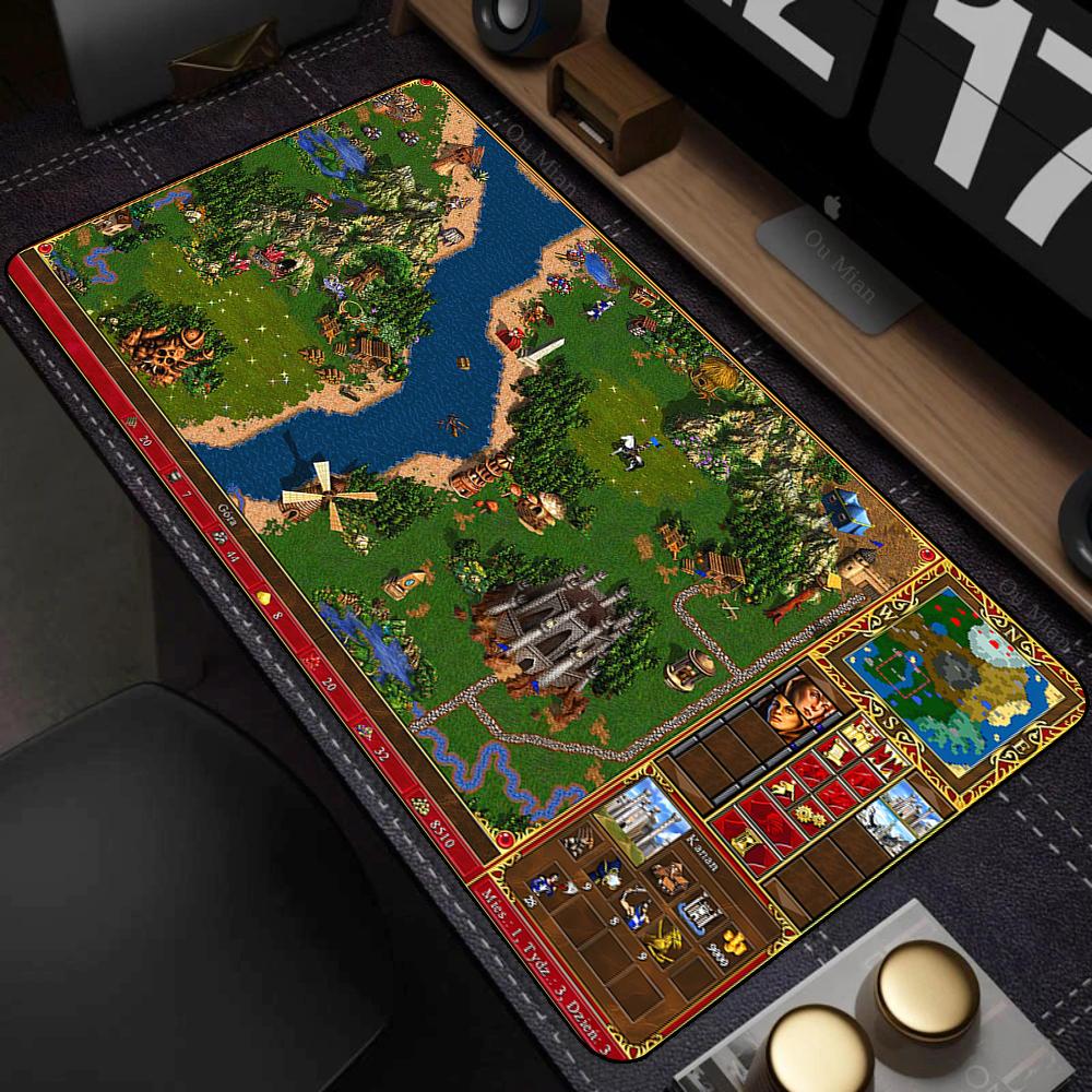 Heroes of Might and Magic Mats Pc Gamer Computer Accessories Mouse Carpet Gaming Laptop Keyboard Pad Large Mause Pads Desk Mat