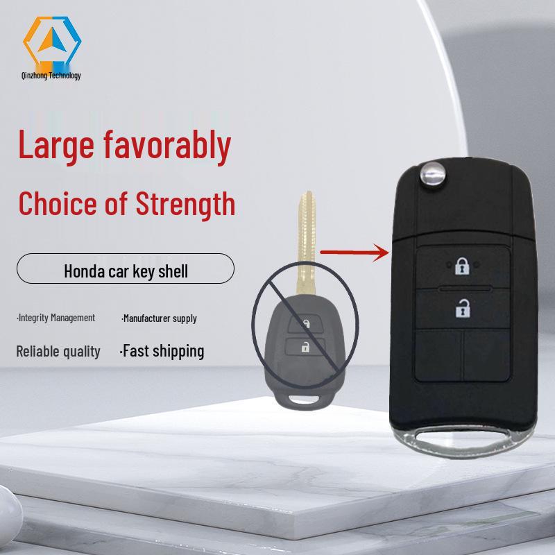 Car Key Shell for Honda & 2-Button Toyota Folding Keys