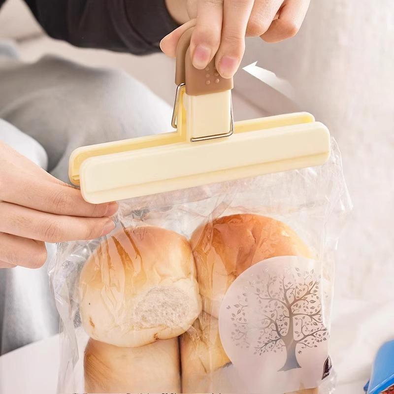 Зажим для запайки продуктов Клипса для пакетов для сохранения свежести Клипса для снеков Инструмент для запайки молока и чая Волшебный инструмент Запаивающая клипса