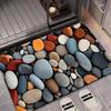 Colorful Pebble Diatom Mud Absorbent Bathroom and Shower Mat
