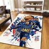 Kylian Mbappe Custom Name Carpet Rug For Living Room Bedroom Home Sofa Decoration Kids Play Nonslip Floor Mat