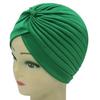 Hot Sale Knotted 1PC Stretchy Hot Sale Adult Headband Turban Popular Muslim Hat For Women High Quality Chemo Indian Cap Hijab Bandanas Head Wrap