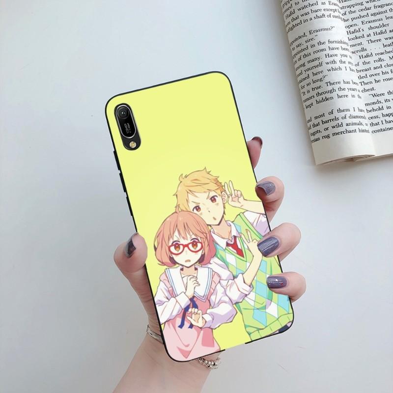 Kyokai No Kanata Phone Case For Huawei Mate 40 30 20 10 Pro Lite Nova 9 8 5T Y7p Y7 Soft Black Phone Cover