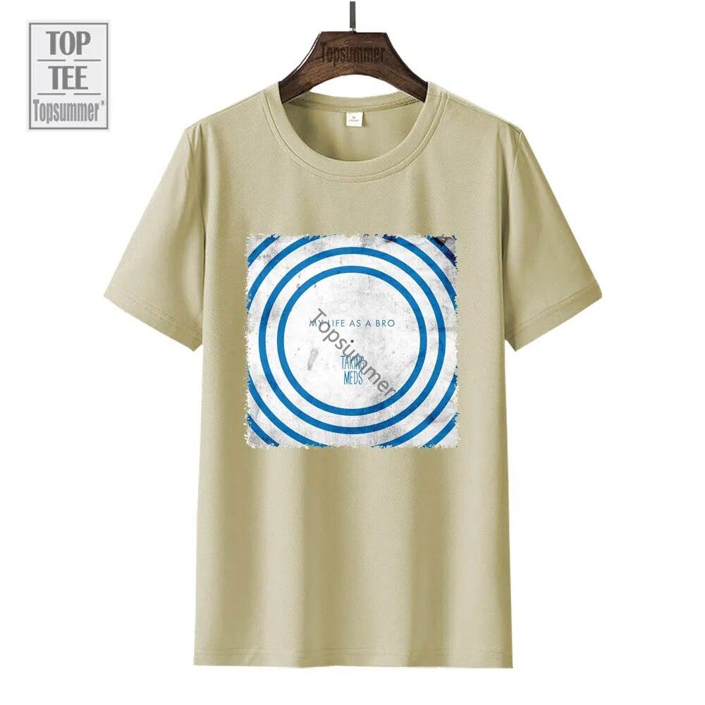 Футболка с альбомом My Life as a Bro, футболка с короткими рукавами в стиле хип-хоп и рок, футболка FeUnisex, черная одежда