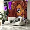 C. Wolf Wall tapestry, aesthetic printed fabric blanket, suitable for bedroom, living room, and home decor.