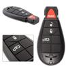 Для Jeep Grand Cherokee Chrysler 300 Town Country Dodge Challenger Charger Journey Smart Remote Car Key Case Fob Shell