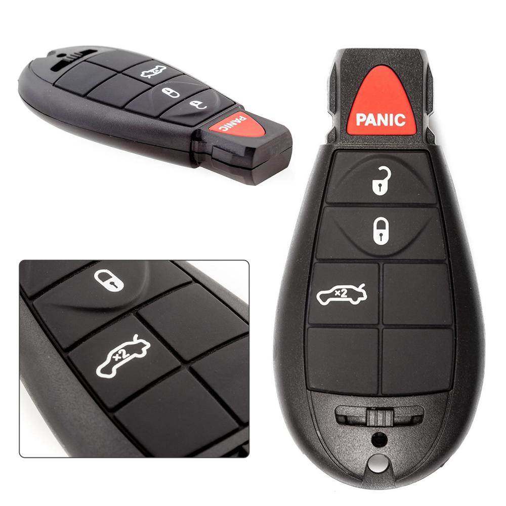 Для Jeep Grand Cherokee Chrysler 300 Town Country Dodge Challenger Charger Journey Smart Remote Car Key Case Fob Shell