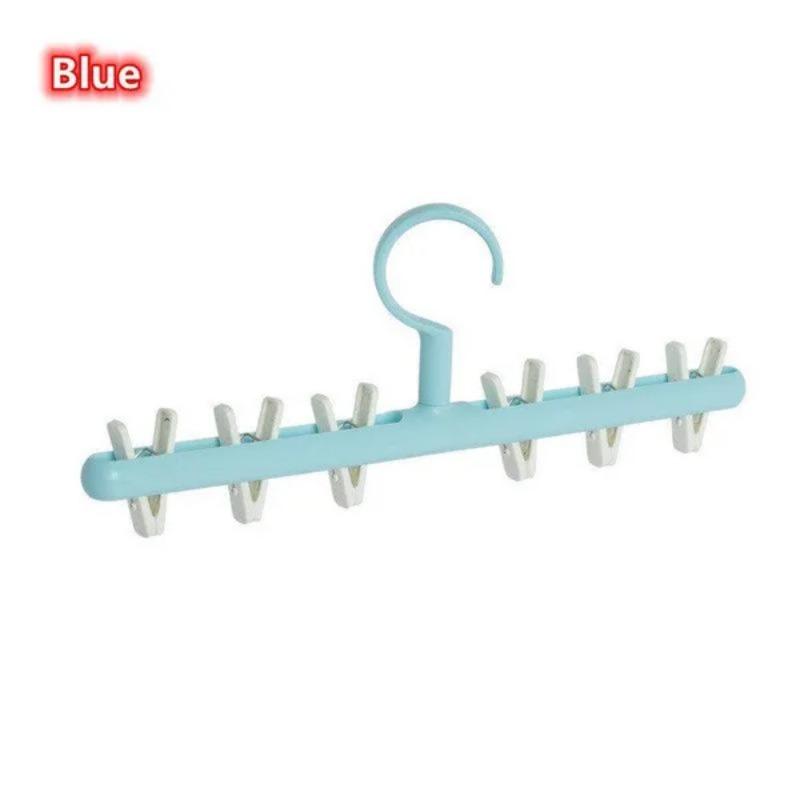 6 зажимов для кепки, шарфа, носков, органайзера, многофункционального шкафа, вешалки для хранения вещей