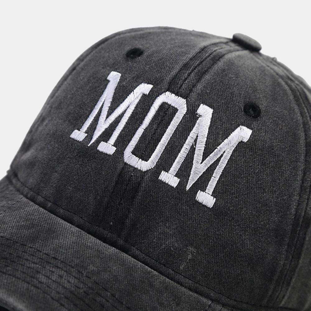 Вышитая бейсболка DAD MOM для женщин и мужчин, головной убор для активного отдыха на солнце