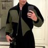 Мужские повседневные вельветовые куртки-пальто с длинным рукавом и застежкой-молнией, с отделкой