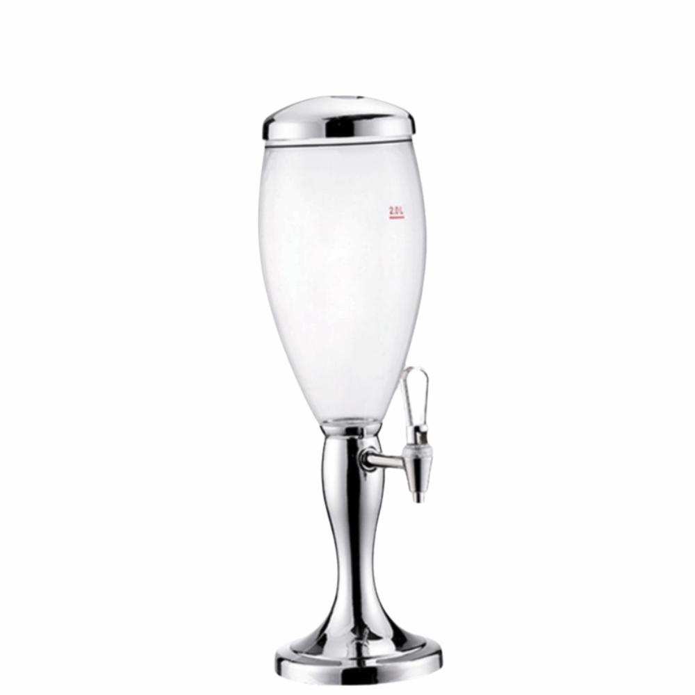 with Icicles Beer Dispenser Dual-Head Faucet Beverage Machine Creative Drink Holder Hotel Use