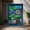 Pixel Game Flannel Blanket Soft Warm All-Season Throw, Design for Camping, Car Travel, Hiking Sofa, Bed, Office Perfect Gift for Parties