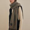 TAV Merino Wool Shawl Muffler - Grey