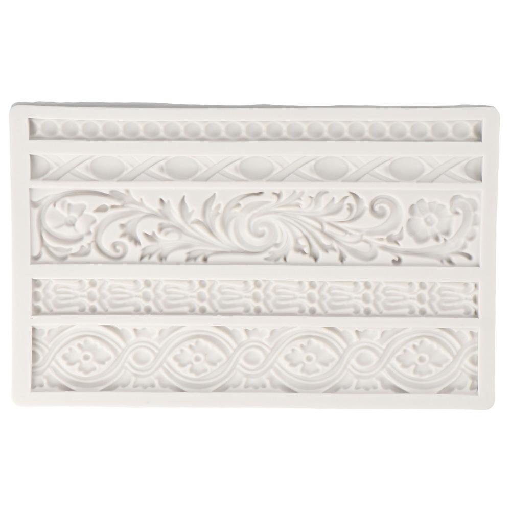 1/3pcs Silicone Embossing Mould Baking Tool Cake Chocolate Decoration Mold  Restaurant