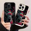 JT584 Рождественский олень Woodland Cheer Арт для iPhone 17 16 15 14 13 Pro Max Samsung S26 S25 Ultra A17 A07 A56 A16 Xiaomi 15T Redmi 15c 14C Мягкий чехол