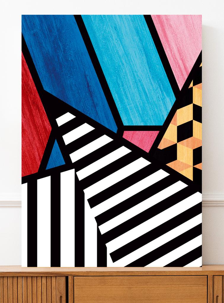 Плакат абстрактная геометрия