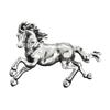 Horse Brooch Exuding Elegance Power Bold Sophisticated Design Retro Brooch Pin Vibrant Fashion Accessory