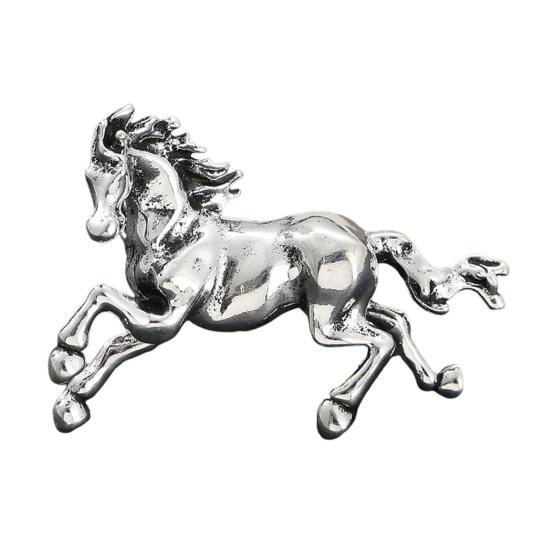 Horse Brooch Exuding Elegance Power Bold Sophisticated Design Retro Brooch Pin Vibrant Fashion Accessory