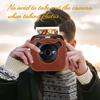 Портативный чехол для фотоаппарата из искусственной кожи с плечевым ремнем, совместимый с Fujifilm Fuji Instax SQ20