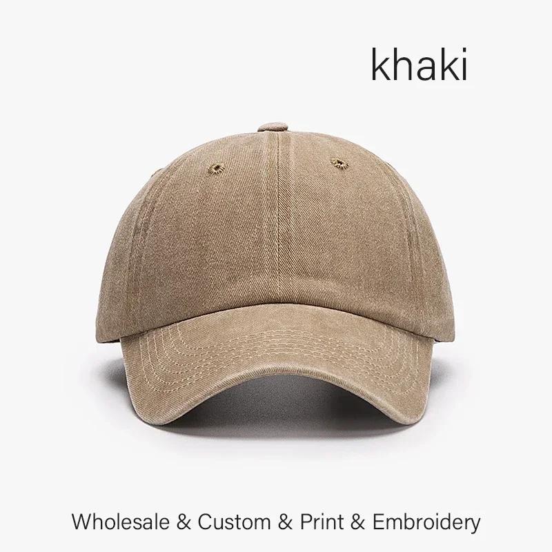 SLECKTON Custom Cap Logo Embroidery Retro Baseball Cap для мужчин и женщин DIY Design Letter Hat Customize Graphic Print Wholesale