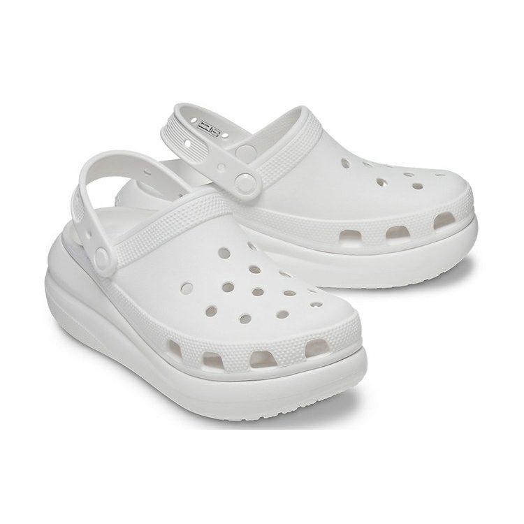 Crocs Кроксы Crush Clog EVA Clog 5.2см Унисекс Белый 207521-100