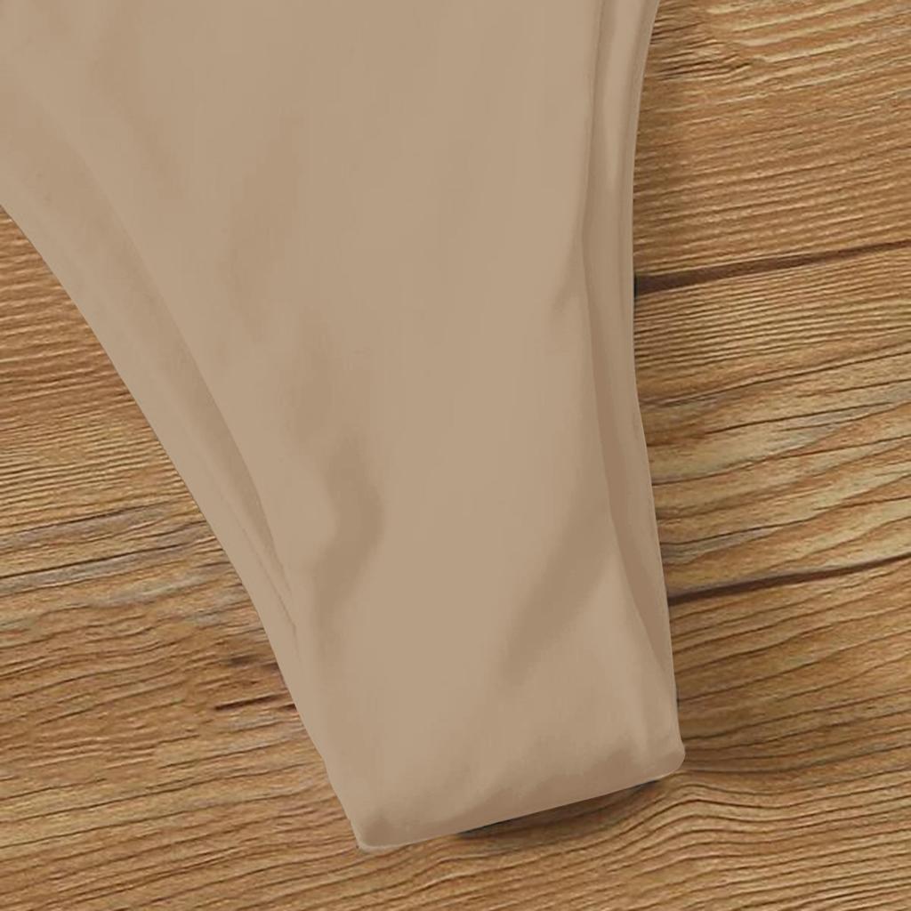 Women's Summer Fashion Sexy Solid Color Backless Lace-up  Waist Adjust Buckle Sling  Bikini Three-pieces Swimsuit