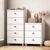 Multi-Layer Movable Storage Cabinet with Wood Lid & High-Value Design for Living Room