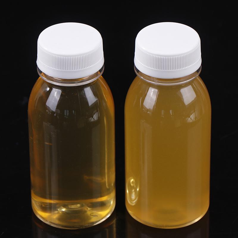 6 шт. 200 мл прозрачная детская бутылка для воды пластиковая бутылка для сока бутылка для молока для животных бутылка для напитков с крышкой портативные пустые бутылки для воды