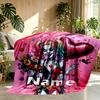 Custom Name Personalized Superhero Print Blanket, Home Decor, Bedroom, Sofa, Camping, Couch, Gifts for Birthday Christmas