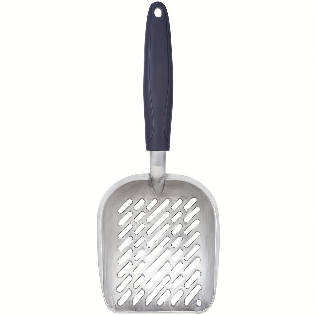 Лопата для кошачьего туалета, инструмент для уборки и сбора домашних животных, металлическая ложка для кошачьего навоза с длинной ручкой, большой ящик для кошачьего навоза, легко чистить