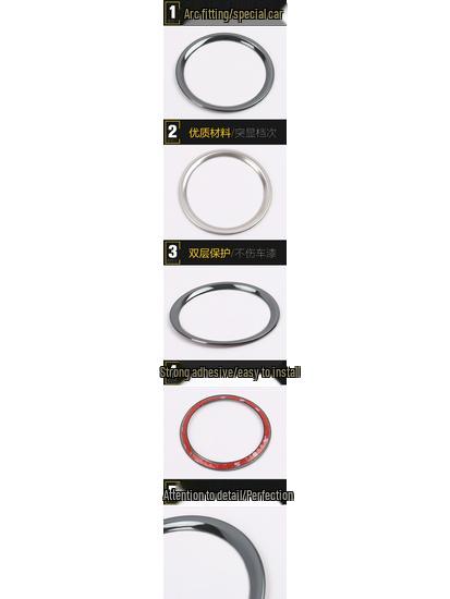 Fits 17 Models: 730 Rear Cup Holder & Third Row Armrest Decorative Frame