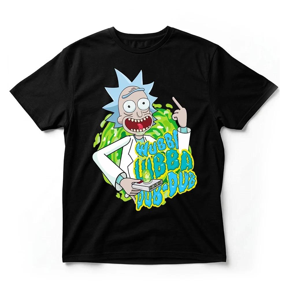 Rick And Morty Wubba Lubba Dub Dub TShirt Funny Cartoon Graphic Tee Unisex