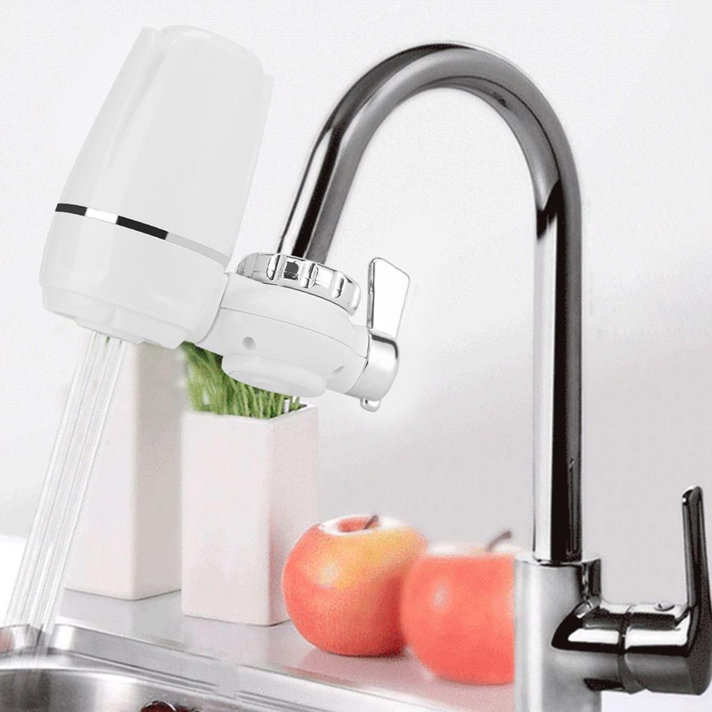 Household Kitchen Tap Faucet Mount Water Filter Purifier with Washable Ceramic Core