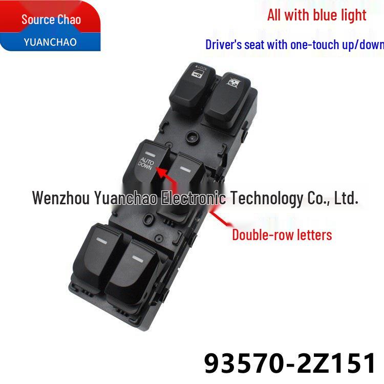Hyundai IX35 09-15 Power Window Switch 93570-2Z151 Electric Button