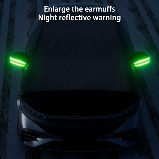 Автомобильный солнцезащитный козырек от льда, устойчивый к ультрафиолетовому излучению, водонепроницаемый, универсальный, простая установка, защита лобового стекла