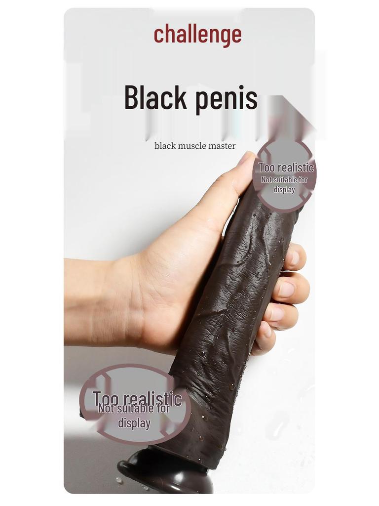 Фея Телескопический Нагревающий Черный Вибратор для Женщин