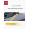 Deli 13-Grid Bill Test Paper Classification Business File Holder