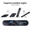 KEYSION 360 Скрытая Металлическая Подставка Магнитный Чехол для Magsafe для iPhone 17 Pro Max Air Прозрачный Матовый Ударопрочная Задняя Крышка Телефона