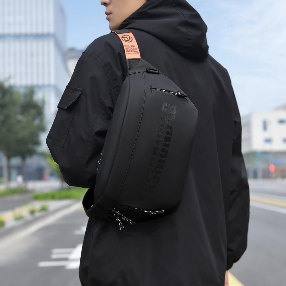 Сумка кроссбоди мужская многофункциональная нагрудная сумка для поездок на работу плечевая сумка