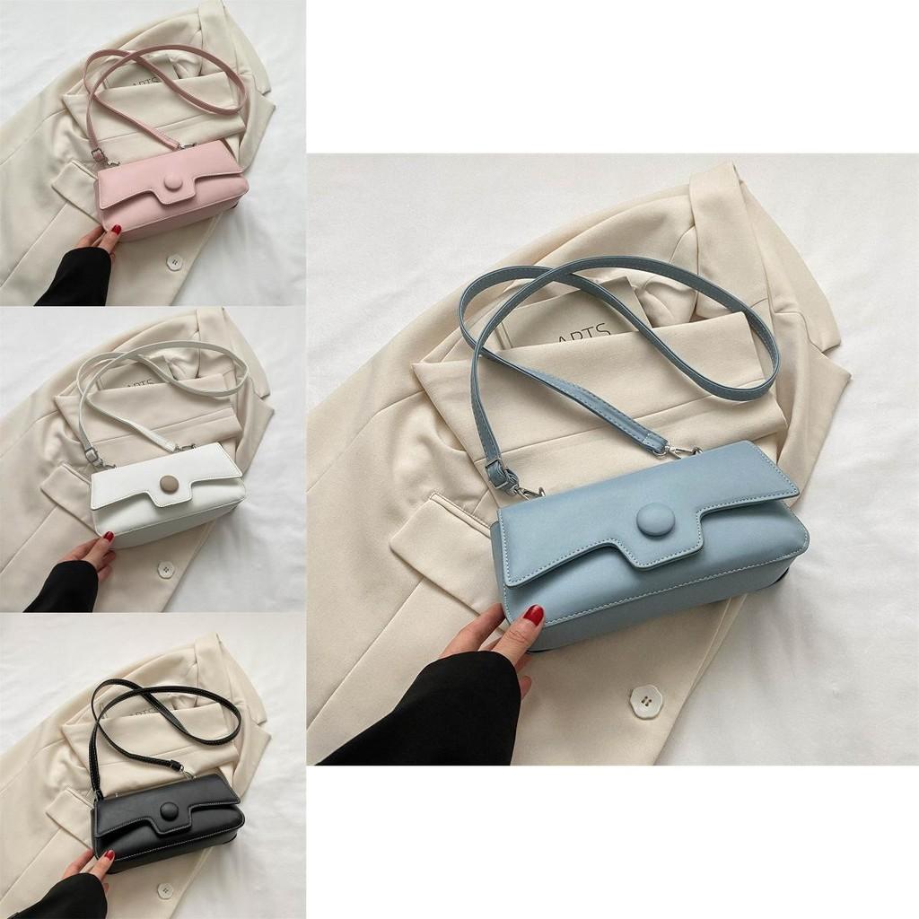 Trendy Pu Leather Small Square Shoulder Bag For Women In Versatile Street Style