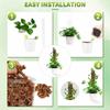 2/4/6Pcs Climbing Plant Water Moss Column Indoor Moss Pole Plants Plastic Pole for Sphagnum Support Potted Plants Sticks Creeper