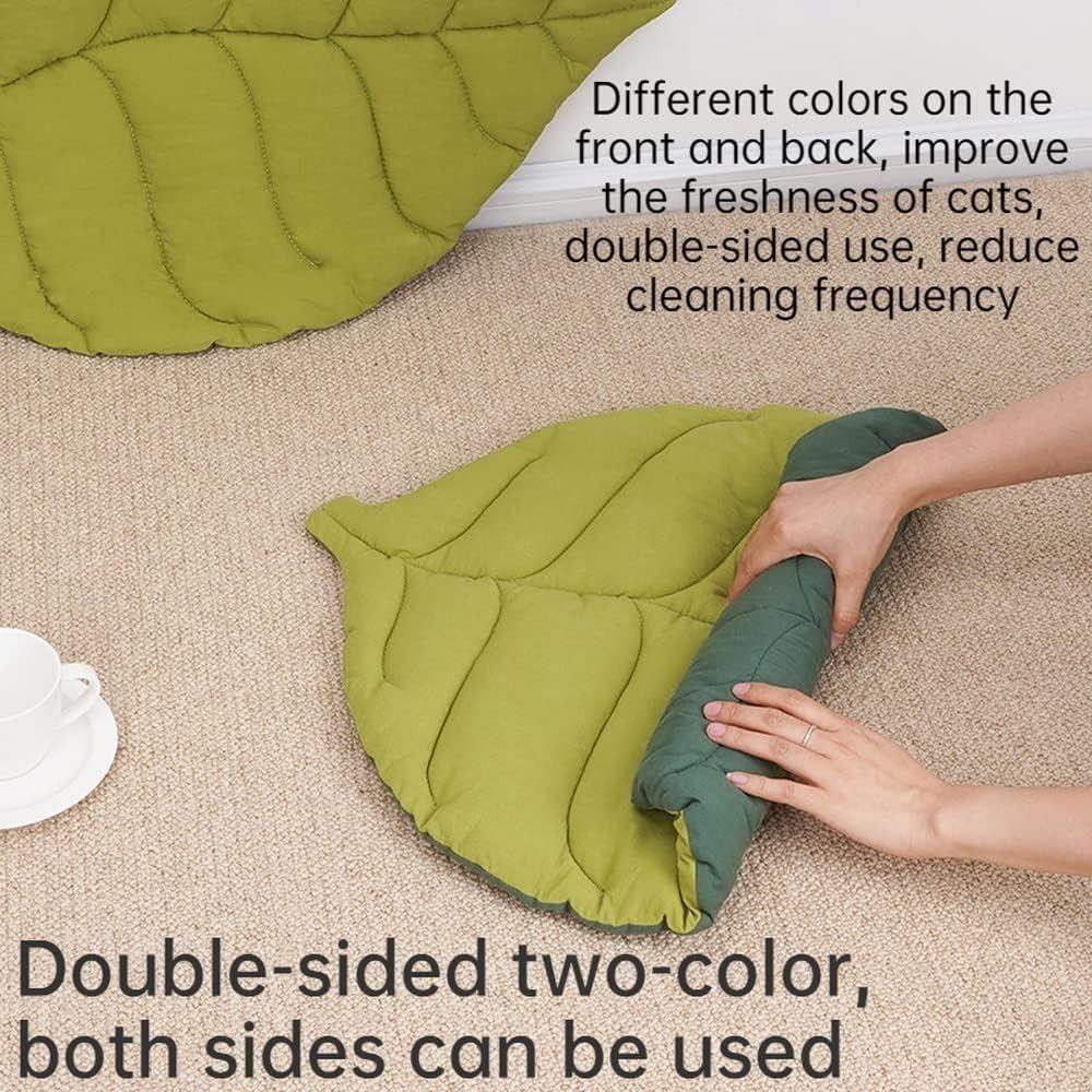 Leaf Shaped Cat Bed Soft Cotton Pet Bed New Cat Nest Pet Accessories