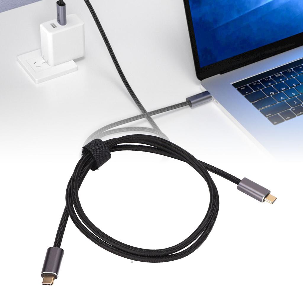 Type C Extension Cable USB3.2 100W 20Gbps 8k 60hz Male to Male Type C Adapter for Learning