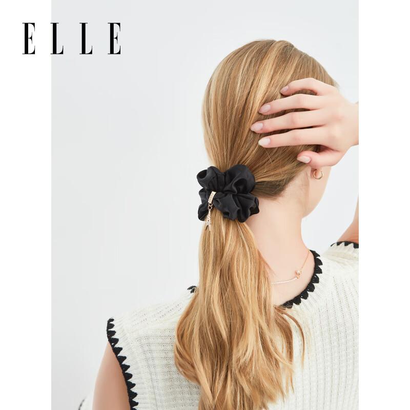 ELLE [100% Mulberry Silk] Hair Ties for Women, Elegant Silk Hair Bands, High-End Gift