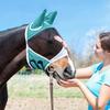 Breathable Horse Mask Insect Repellent Horse Head Mask Insect Repellent Horse Face Mask Elastic Horse Flight Mask