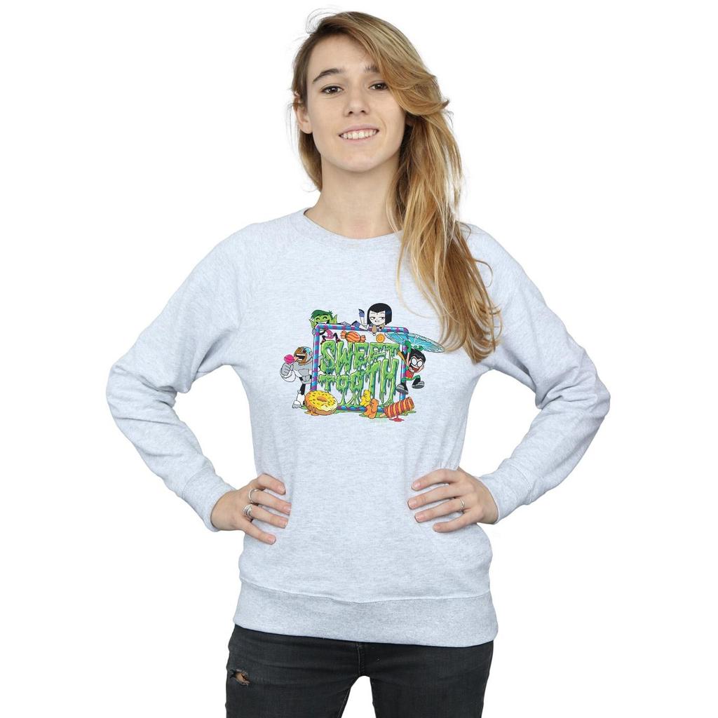 DC Comics Womens/Ladies Teen Titans Go Sweet Tooth Sweatshirt