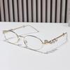 Y2k Rhinestone Sunglasses Bling Oval Women Sunglasses Convenient Retro Frame Eyewear  Travel