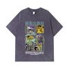 275 GSM Washed T-shirts 100% Cotton Saint Seiya V5 Dohko Shion Print Unisex Heavy Cotton T Shirt